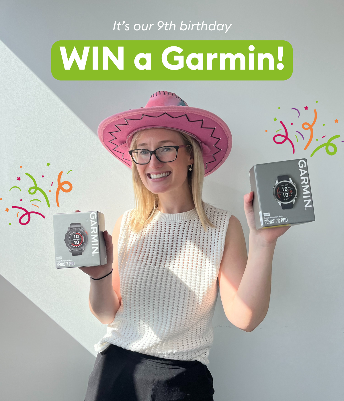 It's our 9th birthday! WIN a Garmin!